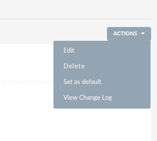 Outbound Email Action Dropdown