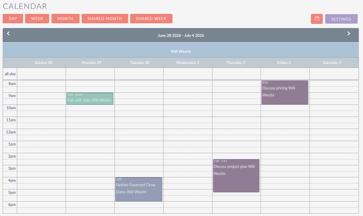 calendar week view