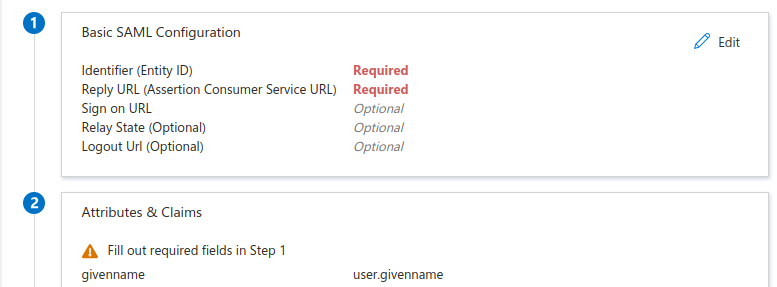 SuiteCRM SSO Azure Application SAML configuration